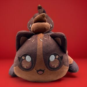 Aphmau Meemeows Chocolate Ice Cream Cat 6” Plush Stuffed VidCon 2025 Catface